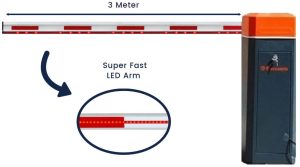 راهبند بارزانته سوپر سرعت 1.5 ثانیه بوم 3 متری LED